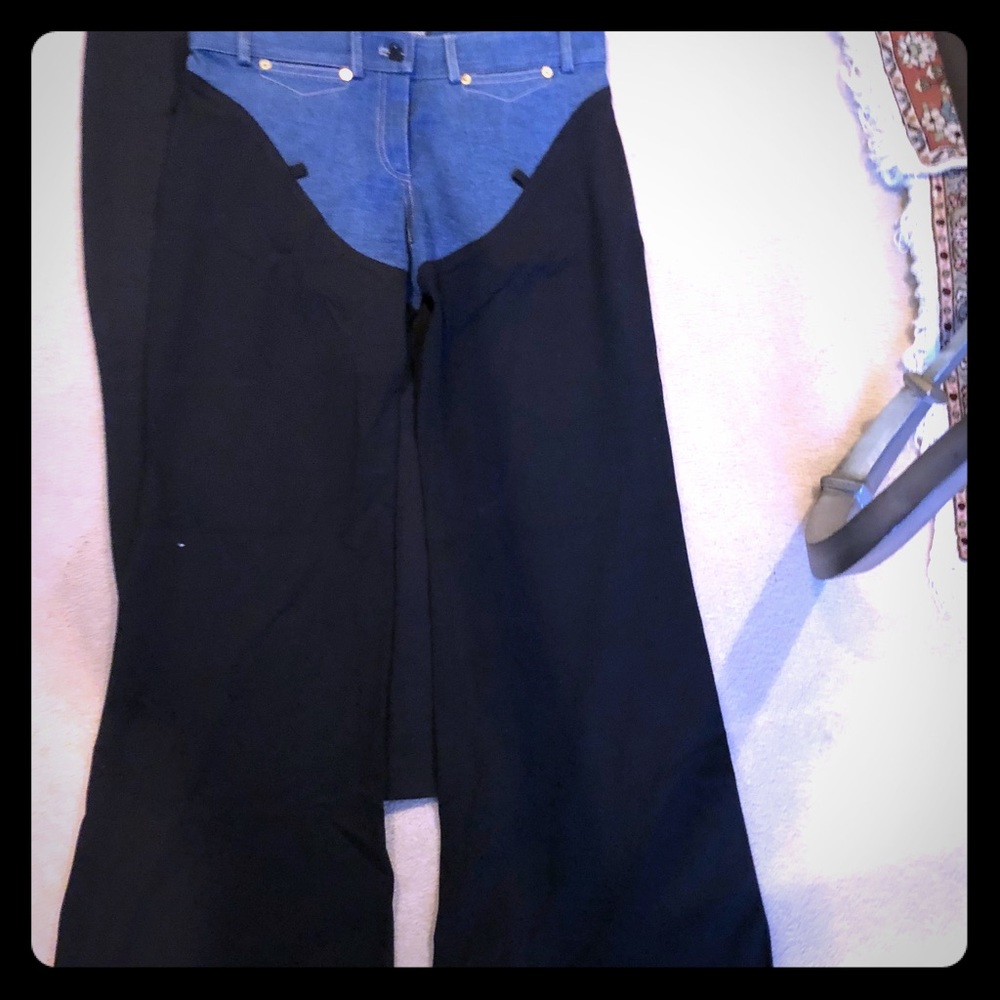 👉RARE DOLCE & GABBANA panelled wide leg pant